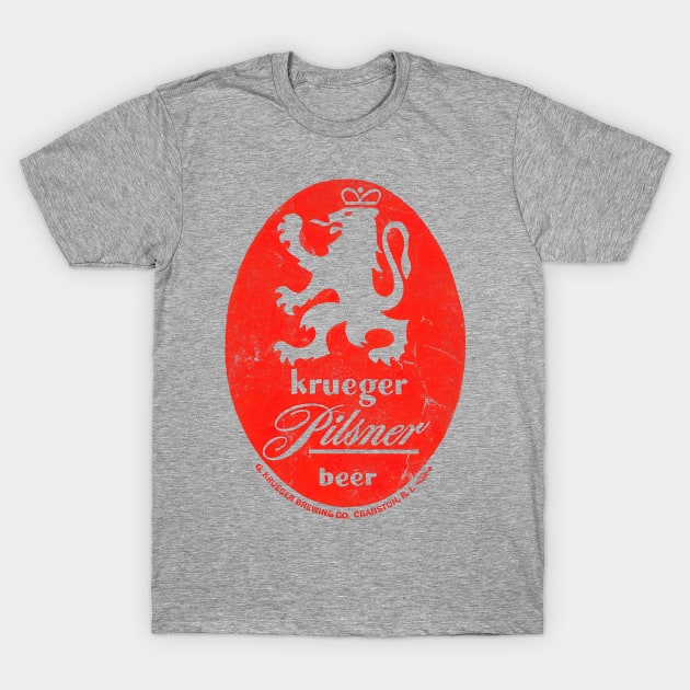 Krueger Pilsner --- Brewery Logo -- Vintage Aesthetic T-Shirt by CultOfRomance